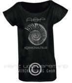 Produktabbildung „Kosmonautilus“ Grey Phragmokon-Frauenshirt