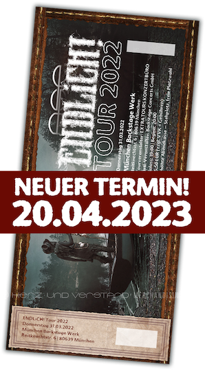Produktabbildung ASP ENDLiCH! Tour 2023 – 20.04.2023 München – Backstage