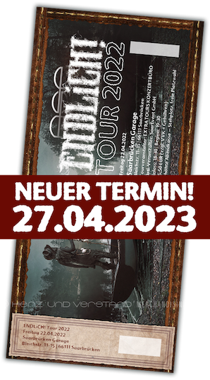 Produktabbildung ASP ENDLiCH! Tour 2023 – 27.04.2023 Saarbrücken – Garage