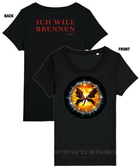 Produktabbildung "Ich will brennen" Frauen Shirt 2023