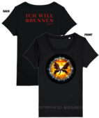 Produktabbildung "Ich will brennen" Frauen Shirt 2023