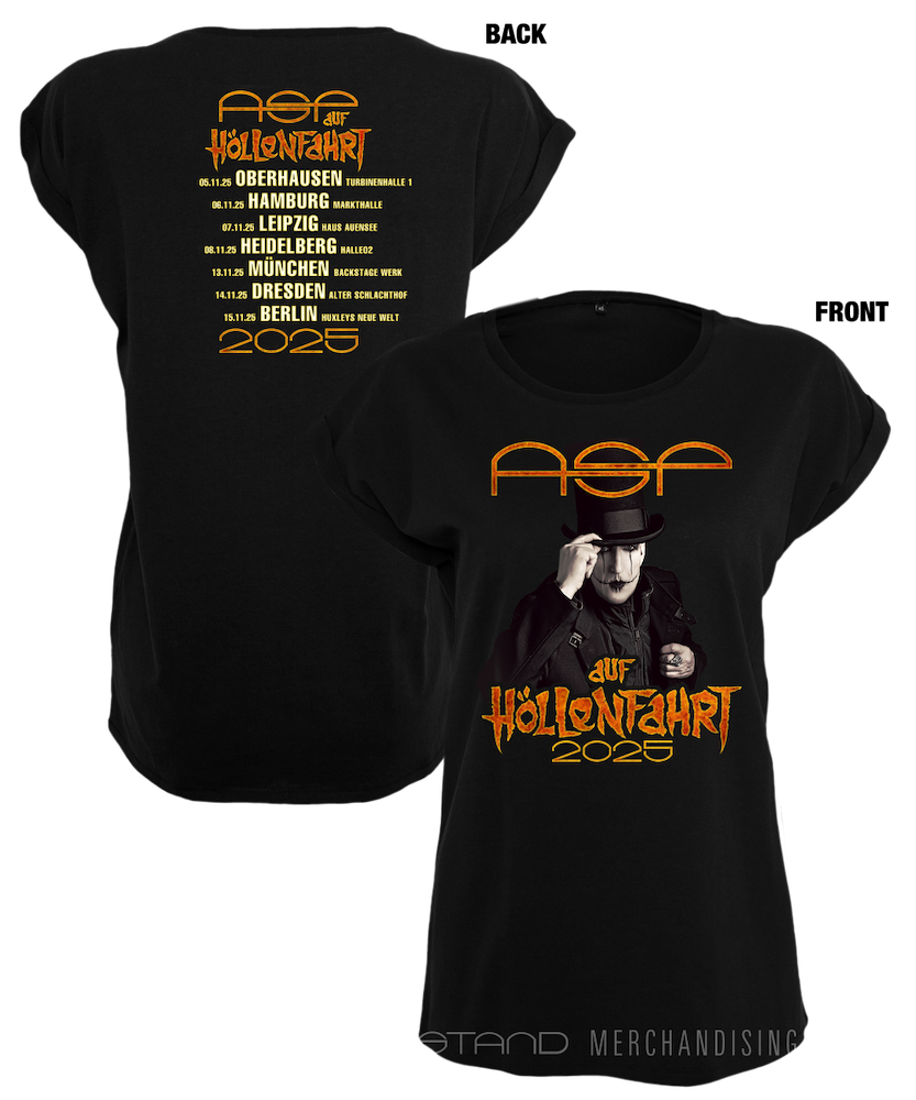 Produktabbildung Höllenfahrt 2025 – Tourshirt Frauen