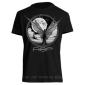 Produktabbildung Schwarzer Schmetterling Illustration T-Shirt Unisex