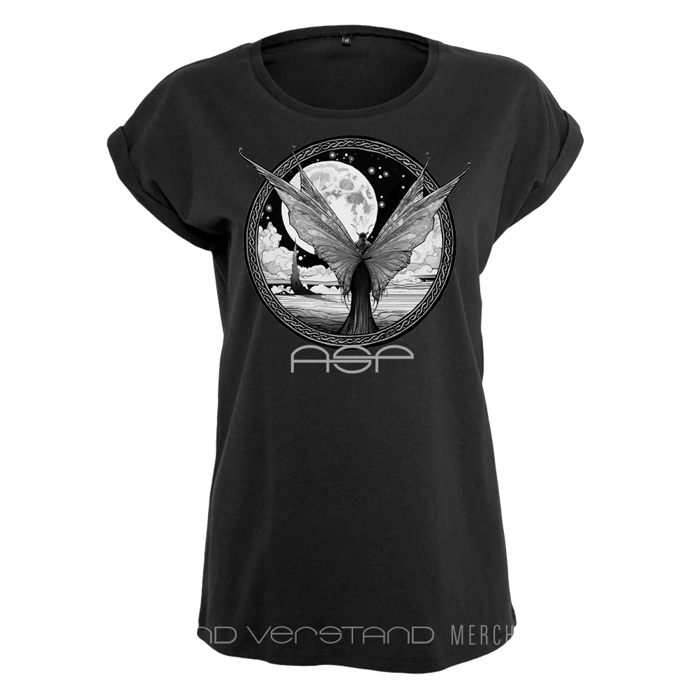 Produktabbildung Schwarzer Schmetterling Illustration Frauen-Shirt