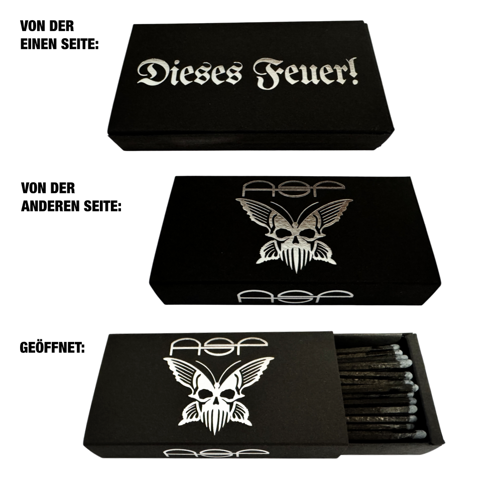 Produktabbildung Streichhölzer "Das alte Feuer"