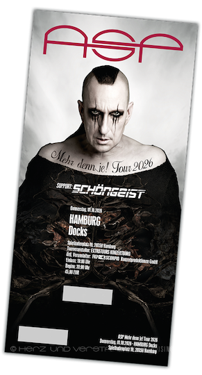 Produktabbildung ASP mehr denn je! Tour 2026 – Hamburg, Docks