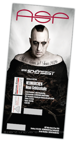 Produktabbildung ASP mehr denn je! Tour 2026 – Neunkirchen/Saar, Gebläsehalle