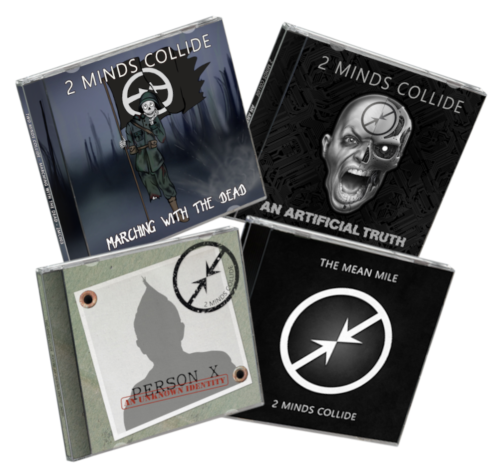 Produktabbildung TWO MINDS COLLIDE 4 CDs Kennenlern-Paket