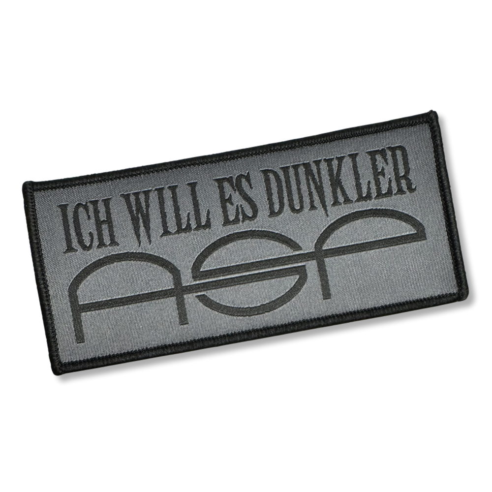 Produktabbildung Aufnäher "ICH WILL ES DUNKLER"