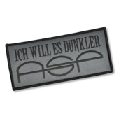 Produktabbildung Aufnäher "ICH WILL ES DUNKLER"