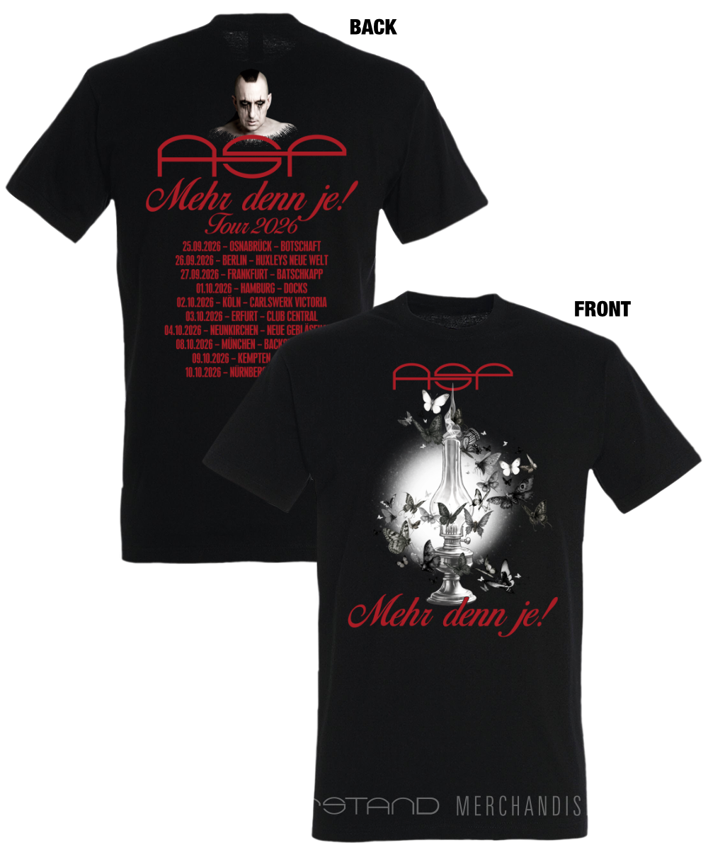Produktabbildung Tourshirt MEHR DENN JE!-Tour 2026 unisex