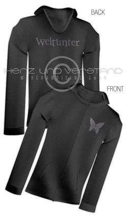 Produktabbildung "Weltunter" Kapuzen-Sweat-Jacke Woman